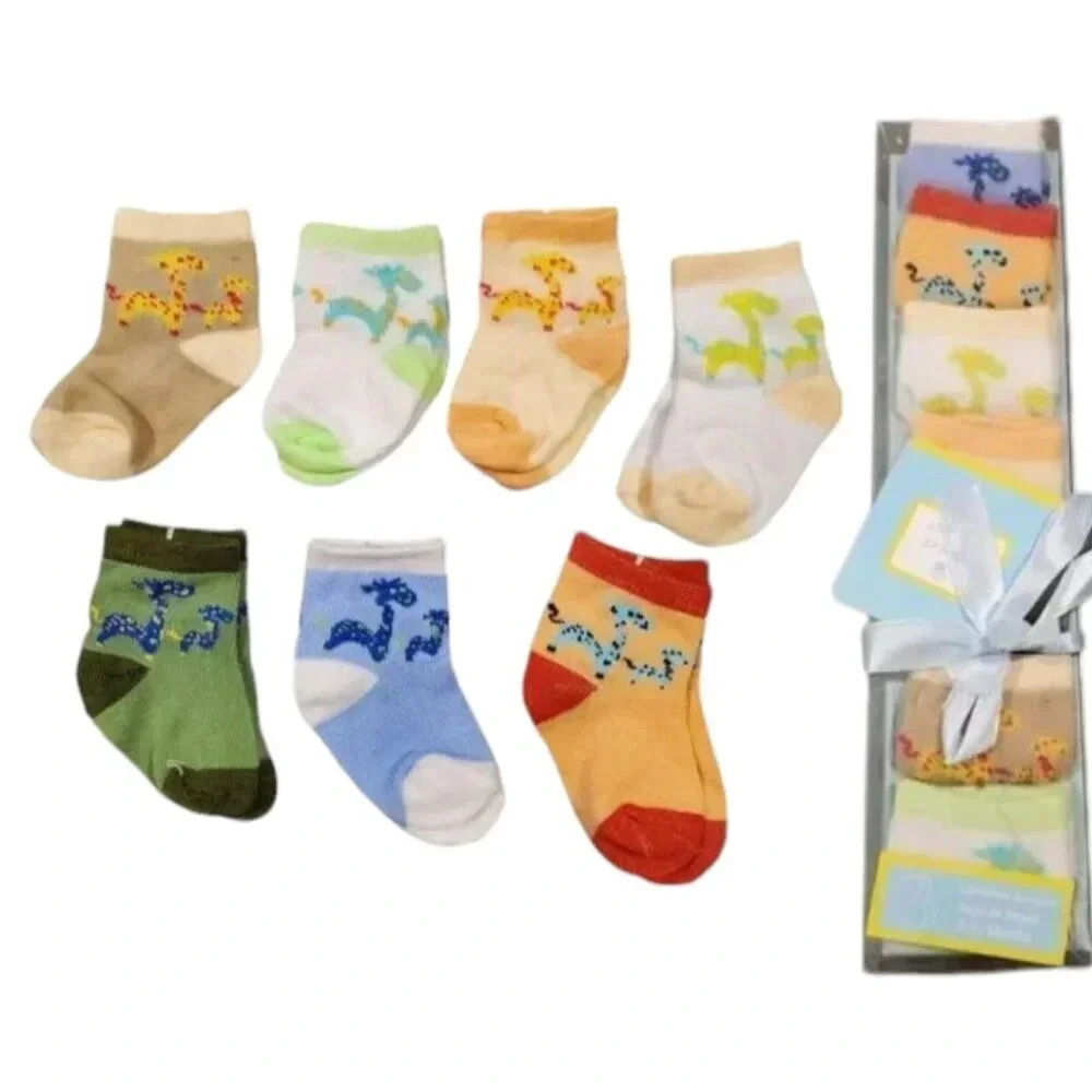 Baby 7 Day Socks Gift Set, Boys Set 1